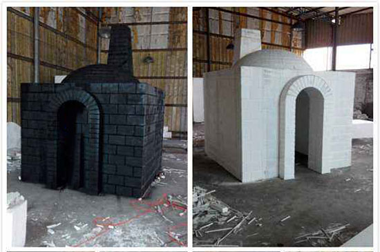 泡沫城堡影視道具噴涂聚脲外層防護